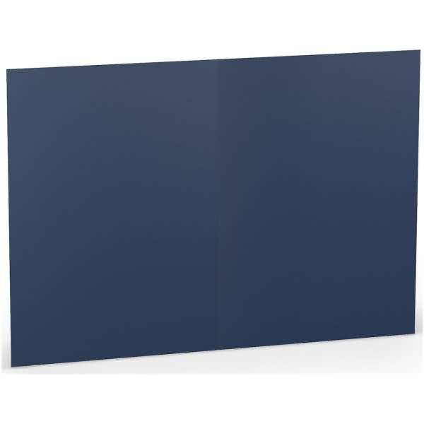 Doppelkarte B6 hoch Jeans