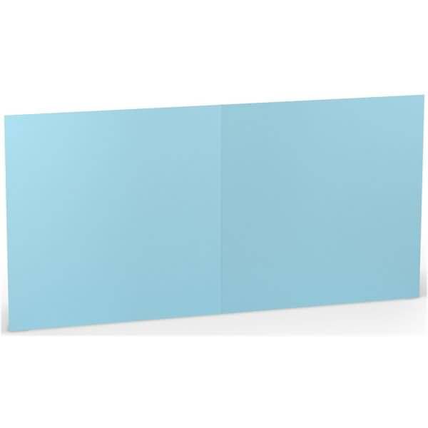 Doppelkarte 15,7x15,7cm Aqua