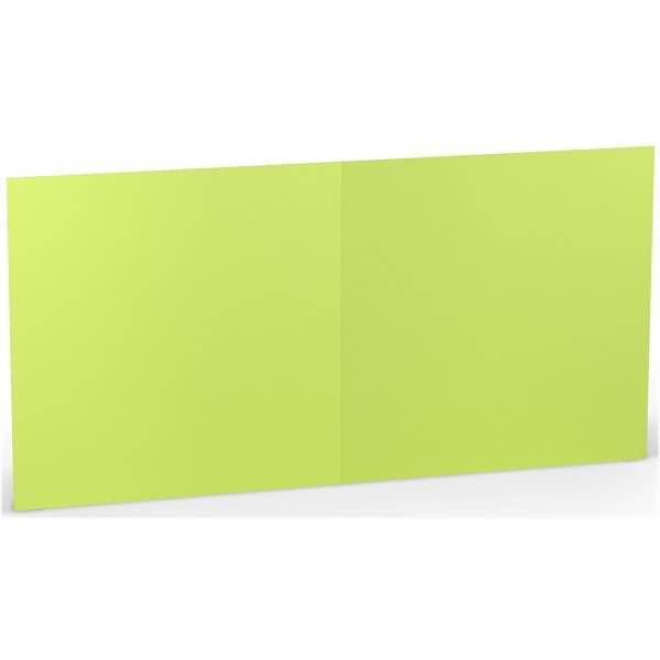 Doppelkarte 15,7x15,7cm Maigrün