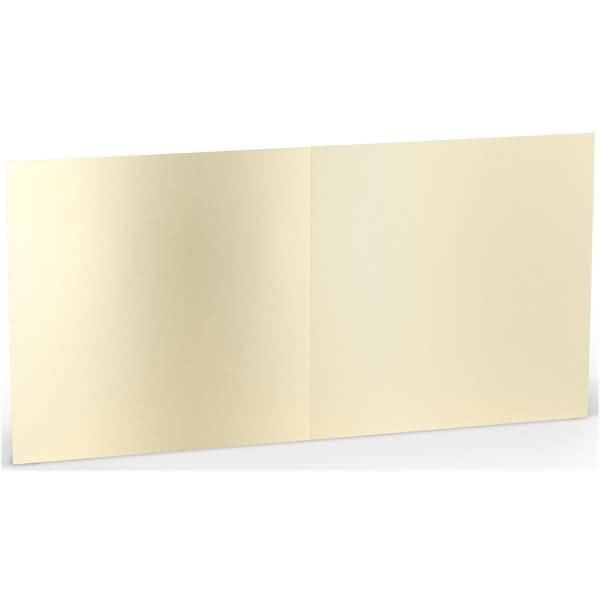 Doppelkarte 15,7x15,7cm candle light