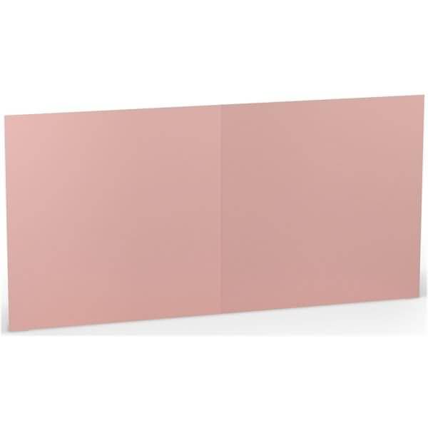 Doppelkarte 15,7x15,7cm Rose