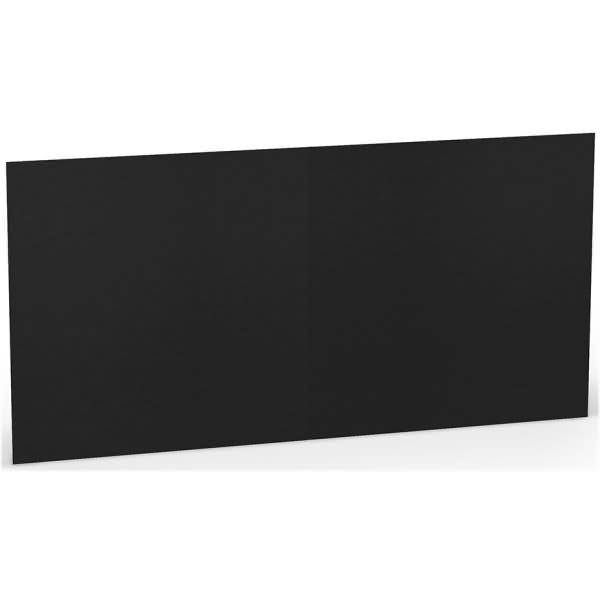 Doppelkarte 15,7x15,7cm Schwarz