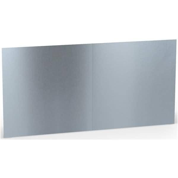 Doppelkarte 15,7x15,7cm Silber