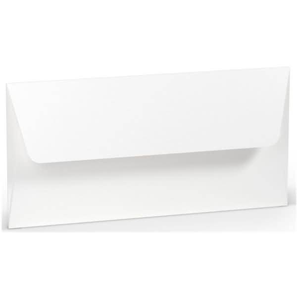 Briefumschlag Haftklebung DL Seidenfutter Weiß