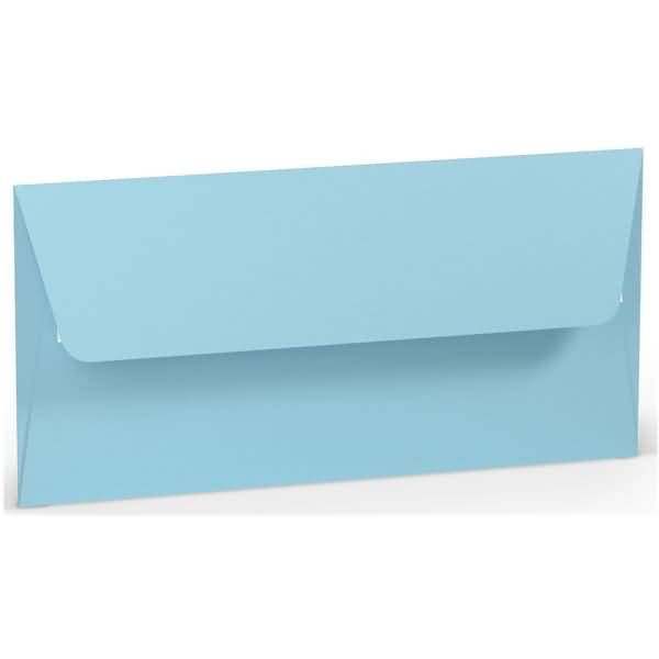 Briefumschlag Haftklebung DL Seidenfutter Aqua