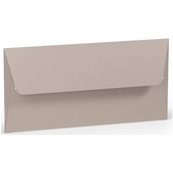 Briefumschlag Haftklebung DL Seidenfutter Taupe