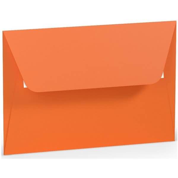 Briefumschlag Haftklebung C6 Seidenfutter Orange
