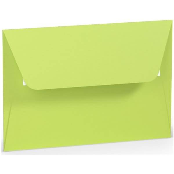Briefumschlag Haftklebung C6 Seidenfutter Maigrün