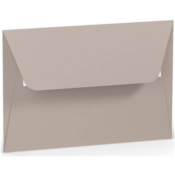 Briefumschlag Haftklebung C6 Seidenfutter Taupe