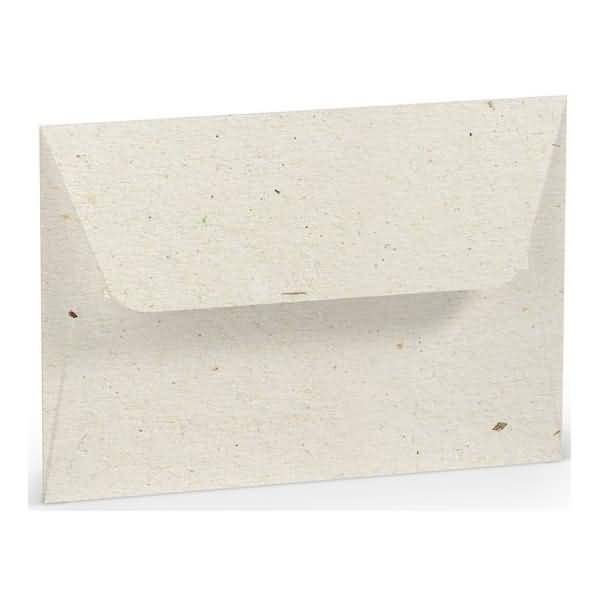 Briefumschlag Haftklebung C6 Seidenfutter Terra Vanilla