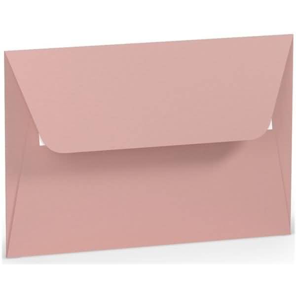 Briefumschlag Haftklebung C6 Seidenfutter Rose