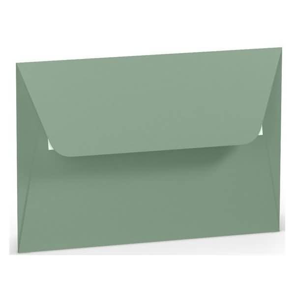 Briefumschlag Haftklebung C6 Seidenfutter Eucalyptus