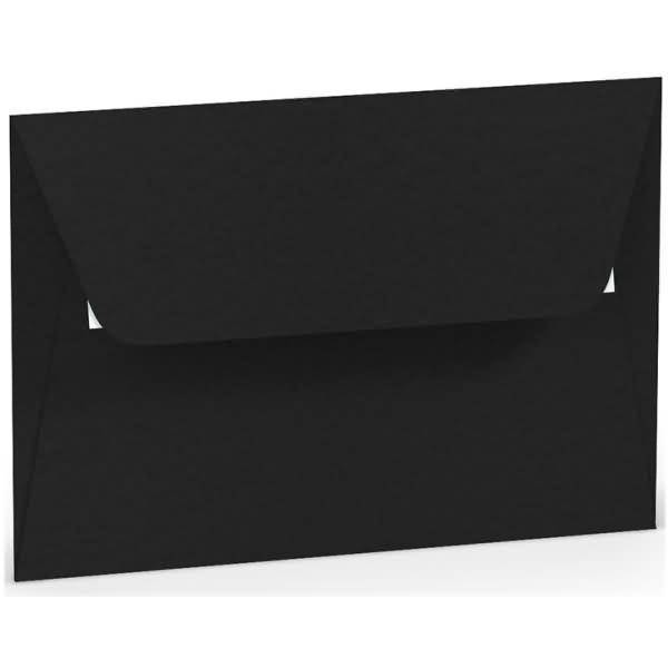 Briefumschlag Haftklebung C6 Seidenfutter Schwarz