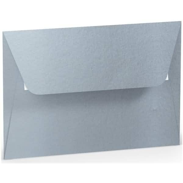 Briefumschlag Haftklebung C6 Seidenfutter Silber