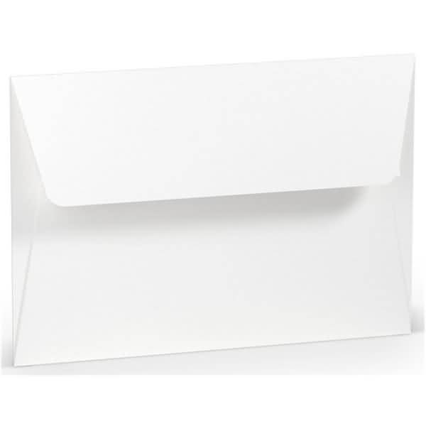 Briefumschlag Haftklebung B6 Seidenfutter Weiß