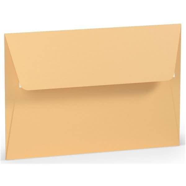 Briefumschlag Haftklebung B6 Seidenfutter Melon