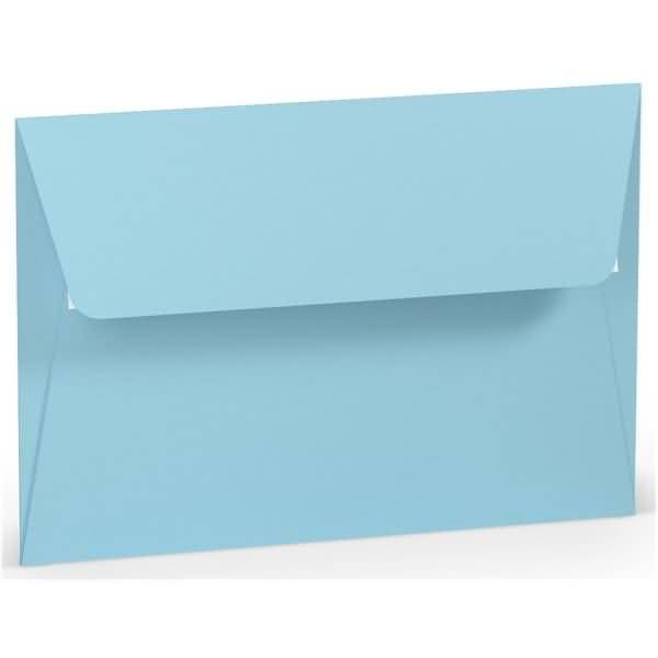 Briefumschlag Haftklebung B6 Seidenfutter Aqua