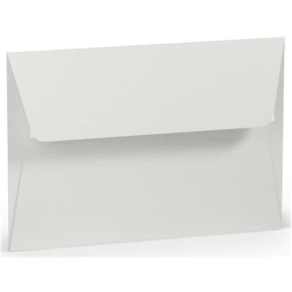 Briefumschlag Haftklebung B6 Seidenfutter Eisgrau