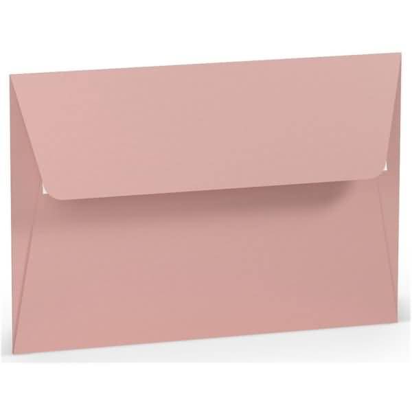 Briefumschlag Haftklebung B6 Seidenfutter Rose