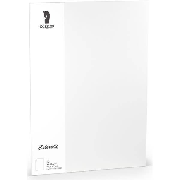 Briefpapier Coloretti A4 80g/qm VE=10 Blatt weiß