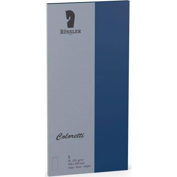 Doppelkarte Coloretti DL hoch VE=5 Stück Jeans