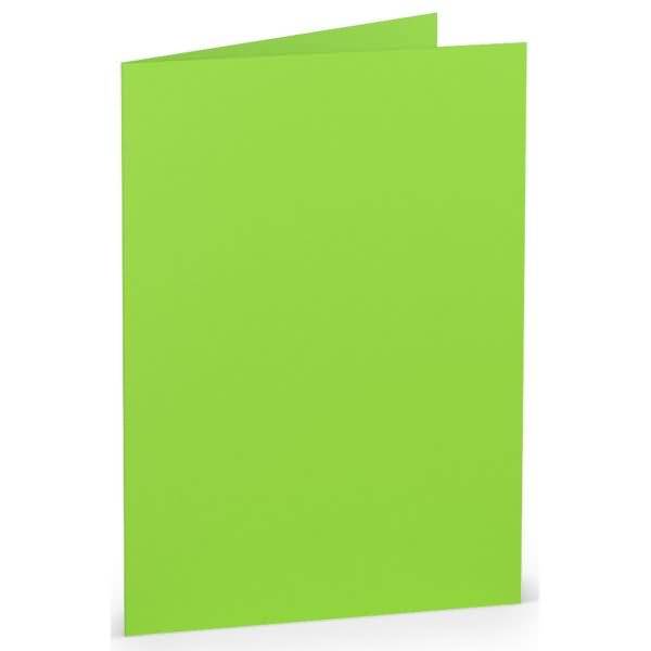 Doppelkarte Coloretti A6 hoch VE=5 Stück hellgrün