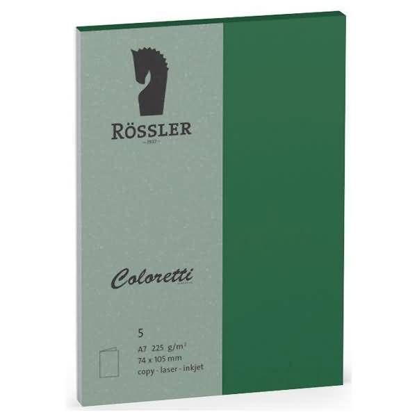 Doppelkarte Coloretti A7 hoch VE=5 Stück Forest