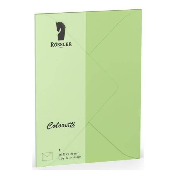 Briefumschläge Coloretti VE=5 Stück B6 Peppermint