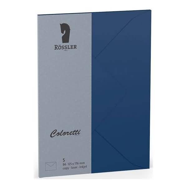 Briefumschläge Coloretti VE=5 Stück B6 Jeans