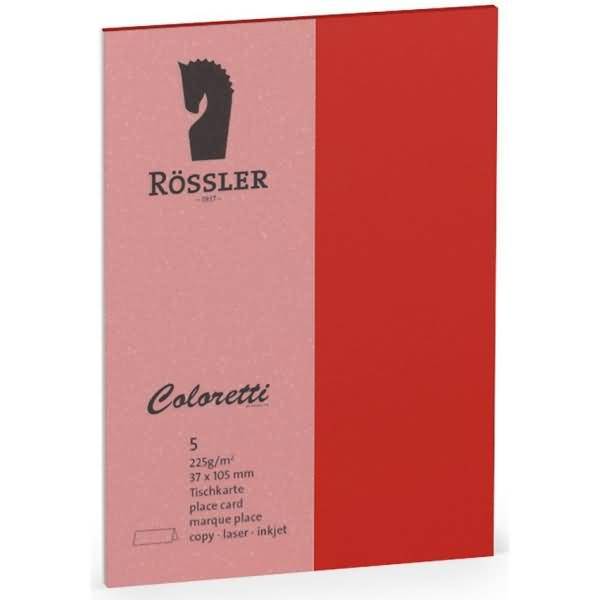 Tischkarte Coloretti A7 VE=5 Stück klatschmohn