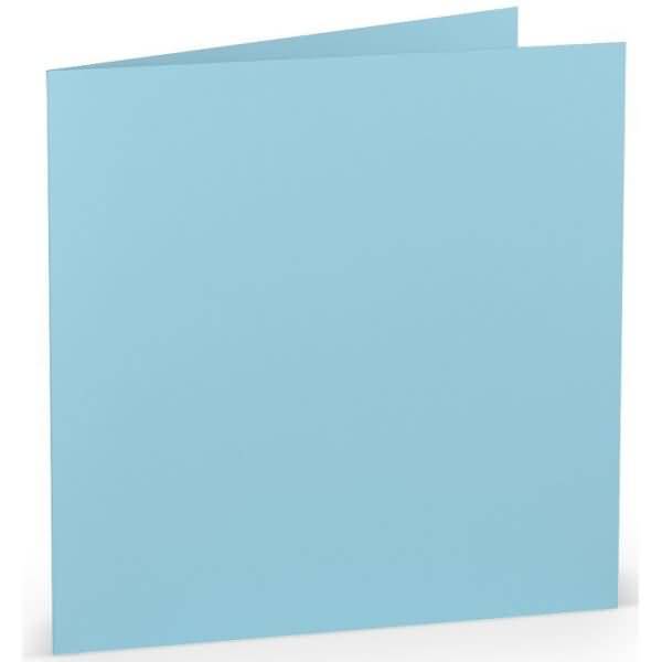 Doppelkarte Coloretti 15,7x15,7cm VE=5 Stück himmelblau