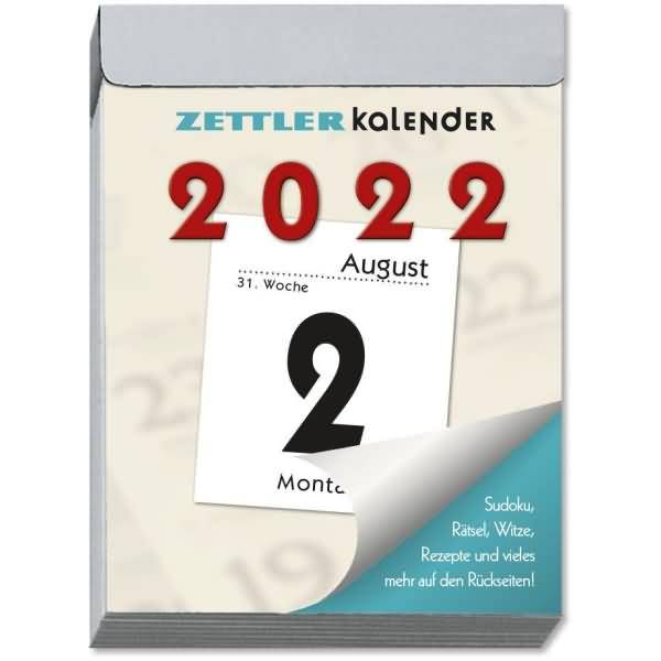 Tagesabreißkalender 302 M 5,5x7,1cm 2022