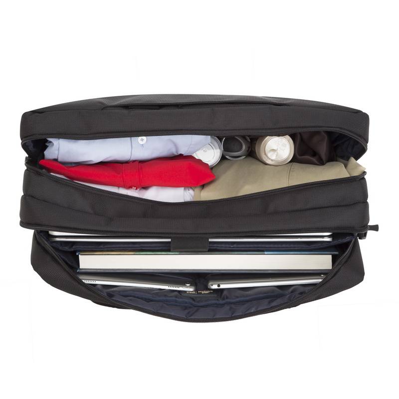 Rivacase 8455, Aktenkoffer, 43,9 cm (17.3 Zoll), Schultergurt, 790 g, Schwarz