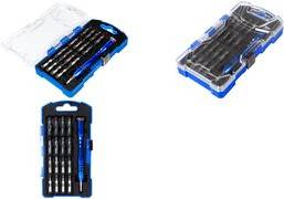 LogiLink Schraubendreher mit 17-teiligem Bit-Satz Farbe: blau, in Transportbox,
