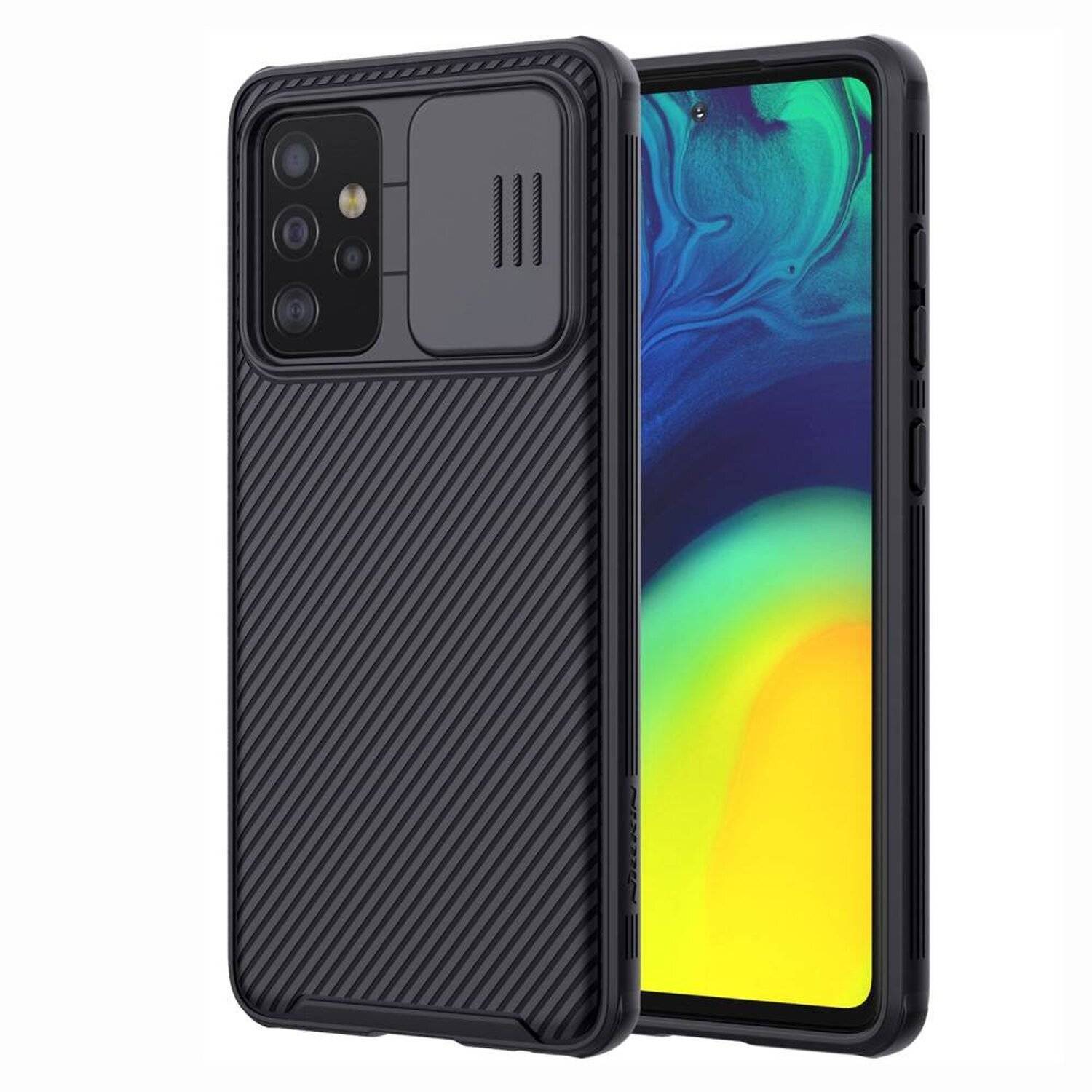 Nilkin CamShield Case Slim Handyhülle Schutzhülle mit Kameraschutz Kameraabdeckung für Samsung Galaxy A03s (A037G)