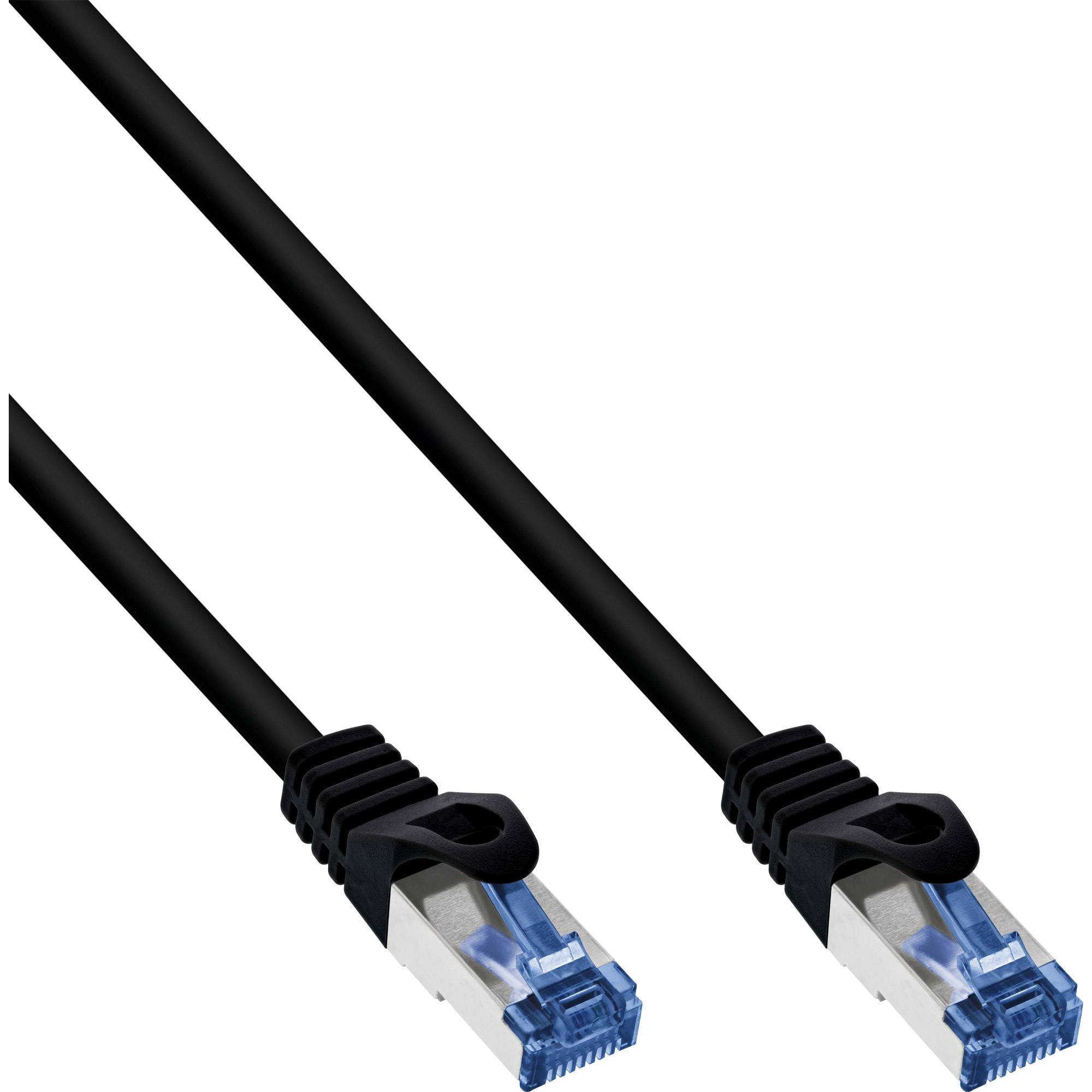 INLINE - Patchkabel - Cat.6A - S/FTP - PUR industrial - schwarz - 3m