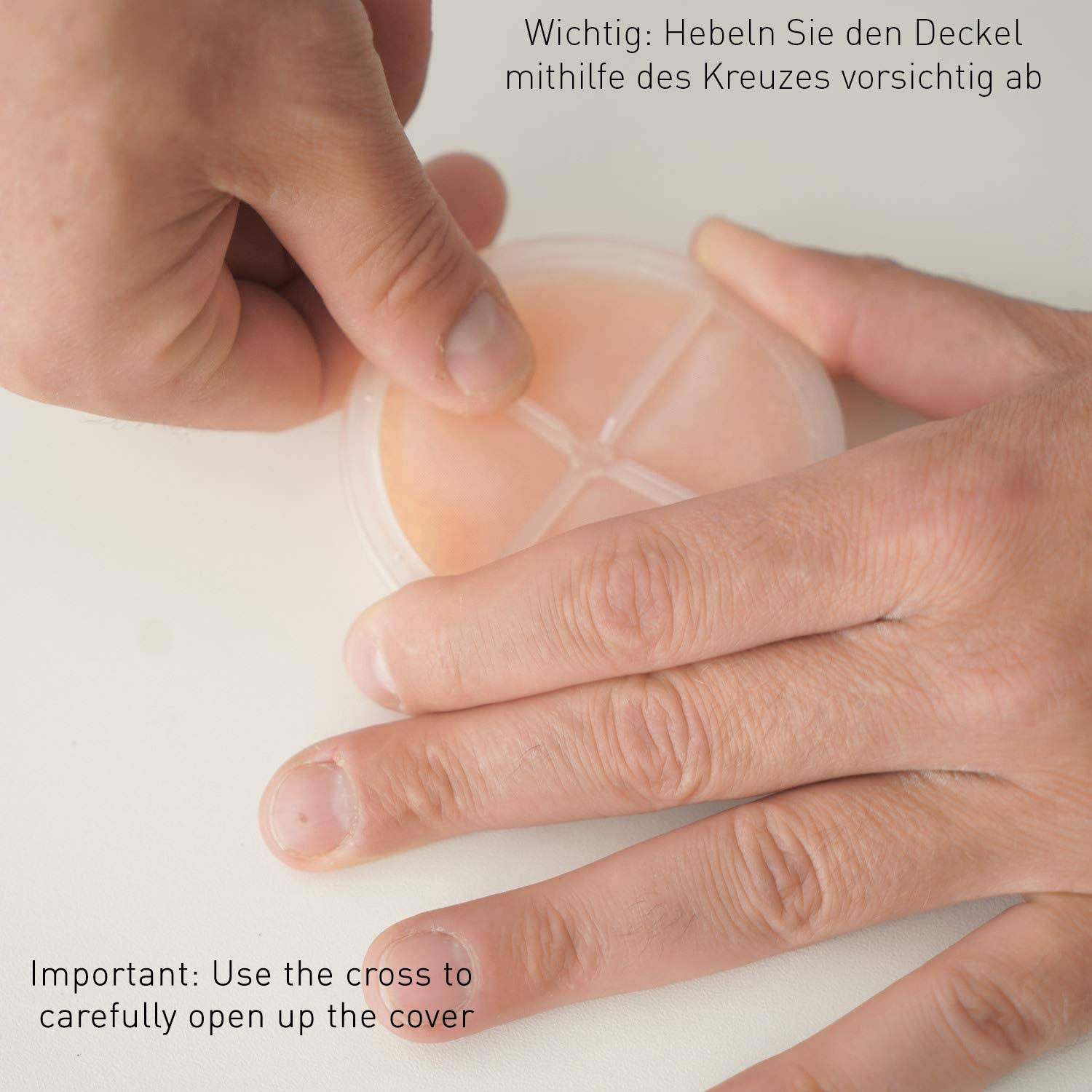 JB White Trockendose (Ø 8,5cm / H 6,5cm) mit 2 XXL Trockenkapseln (78mm / 40g) für Elektronik / Hörgerät / Otoplastik