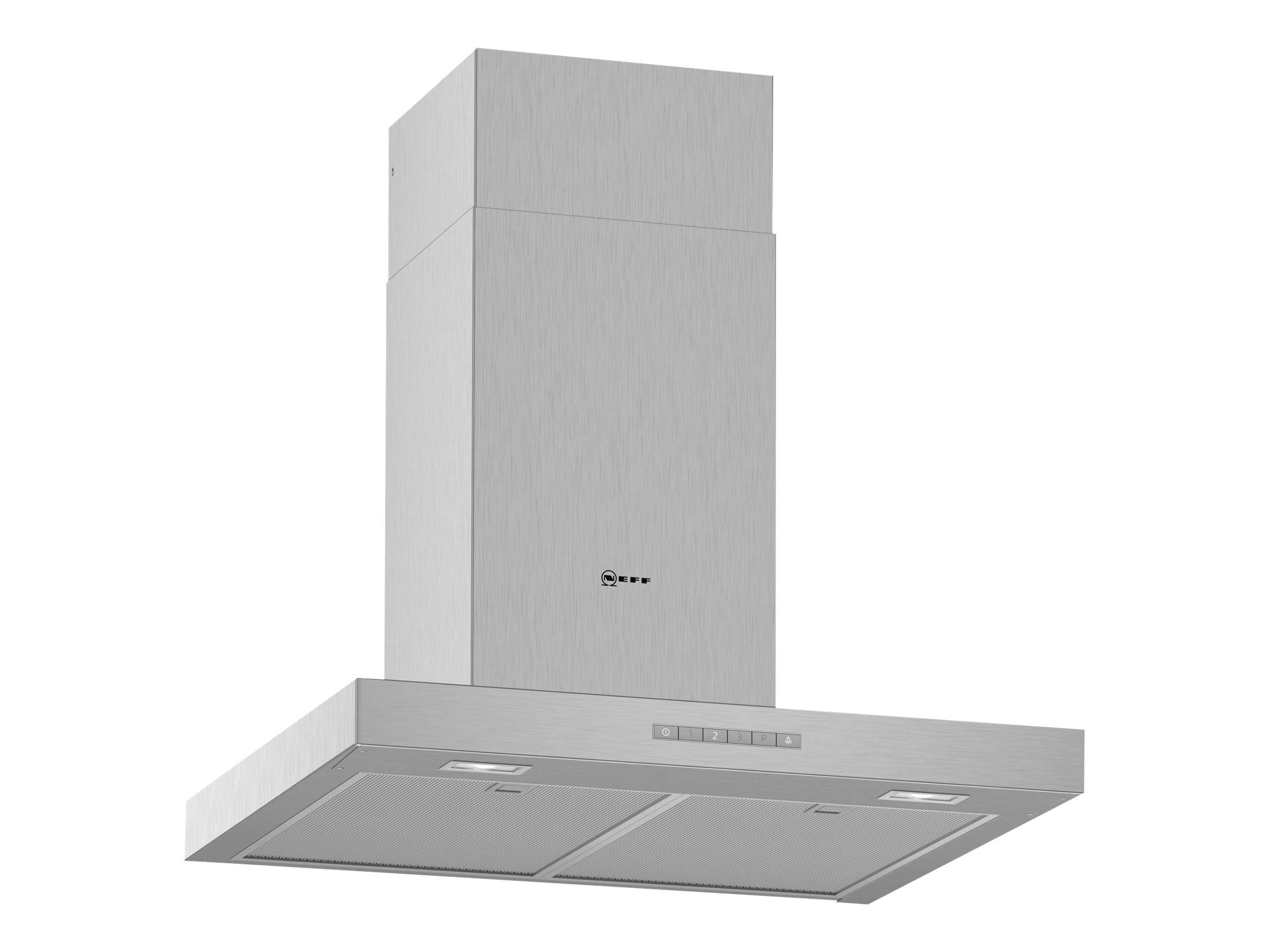 Neff N 50 D64BBE1N0 - Motorhaube - Kamin flach - Breite: 60 cm - Tiefe: 50 cm - Absaugung und Rückführung (mit zusätzlichem Rückführungsset)