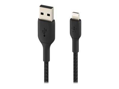 Belkin BOOST CHARGE - Lightning-Kabel - Lightning männlich bis USB männlich - 3 m - Schwarz - für Apple iPad/iPhone/iPod (Lightning)