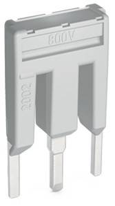 Eine dreipolige elektronische Komponente mit der Nummer '2002', die auf ihr graues Plastikgehäuse eingeprägt ist.