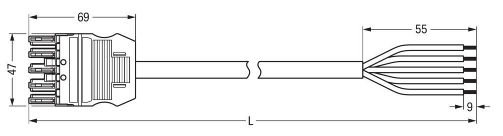 WAGO GmbH & Co. KG konfekt. Anschlussleitung 771-9935/106-507/080