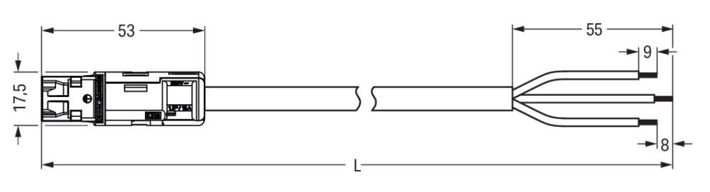 WAGO GmbH & Co. KG konfekt. Anschlussleitung 774-9993/206-701