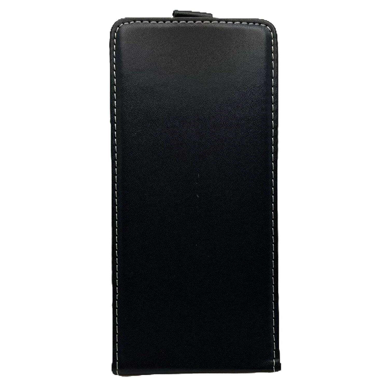 Flip Case kompatibel mit Samsung Galaxy A71 5G (A716F) Handy Tasche vertikal aufklappbar Schutzhülle Klapp Hülle Schwarz