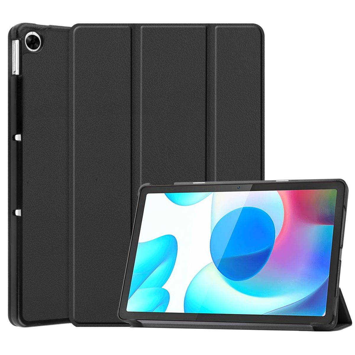 Für Oppo Realme Pad 10.4 3folt Wake UP Smart Cover Tablet Tasche Etuis Hülle Case Schutz Motiv 1