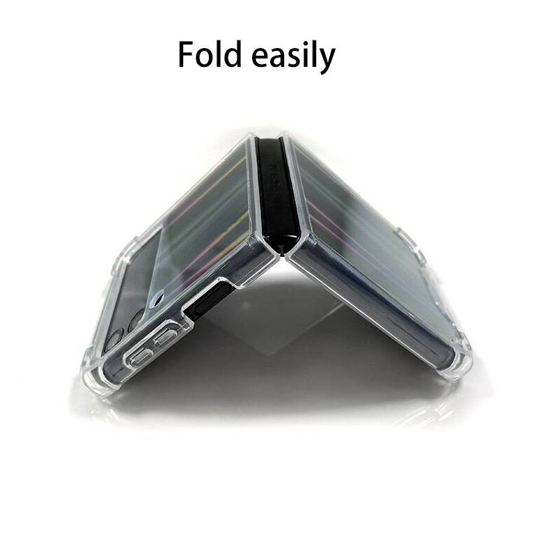 Für Samsung Galaxy Z Flip3 5G Shockproof Silikoncase TPU Schutz Transparent Handy Hülle Cover