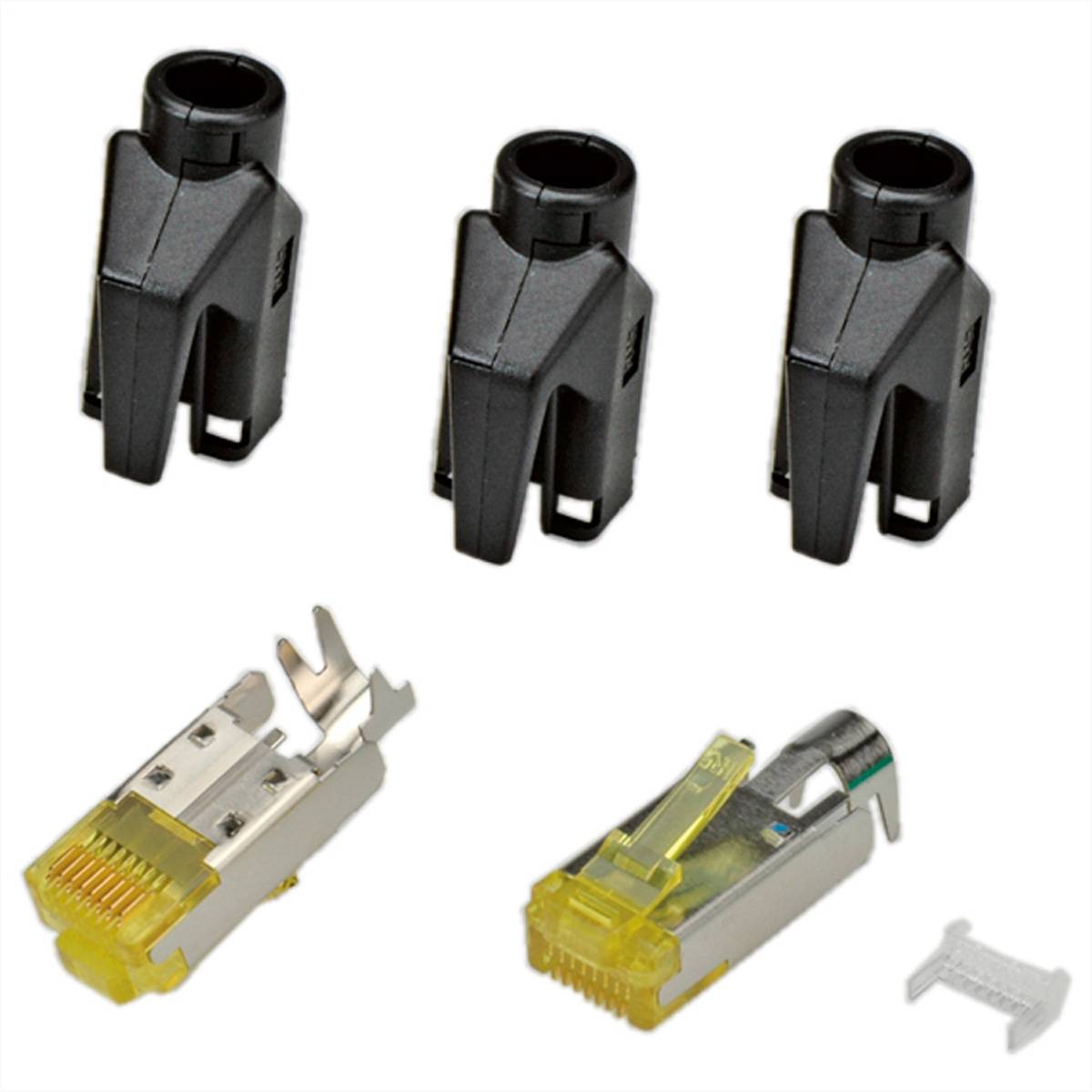 EFB ELEKTRONIK - H7642.4-50 - Schwarz - Männlich - Gerade - Cat6a - S/UTP (STP) - 50 Stück(e)