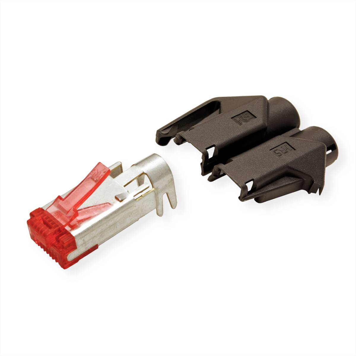 HiRose TM21 Stecker geschirmt, Tülle schwarz, 50 Stück