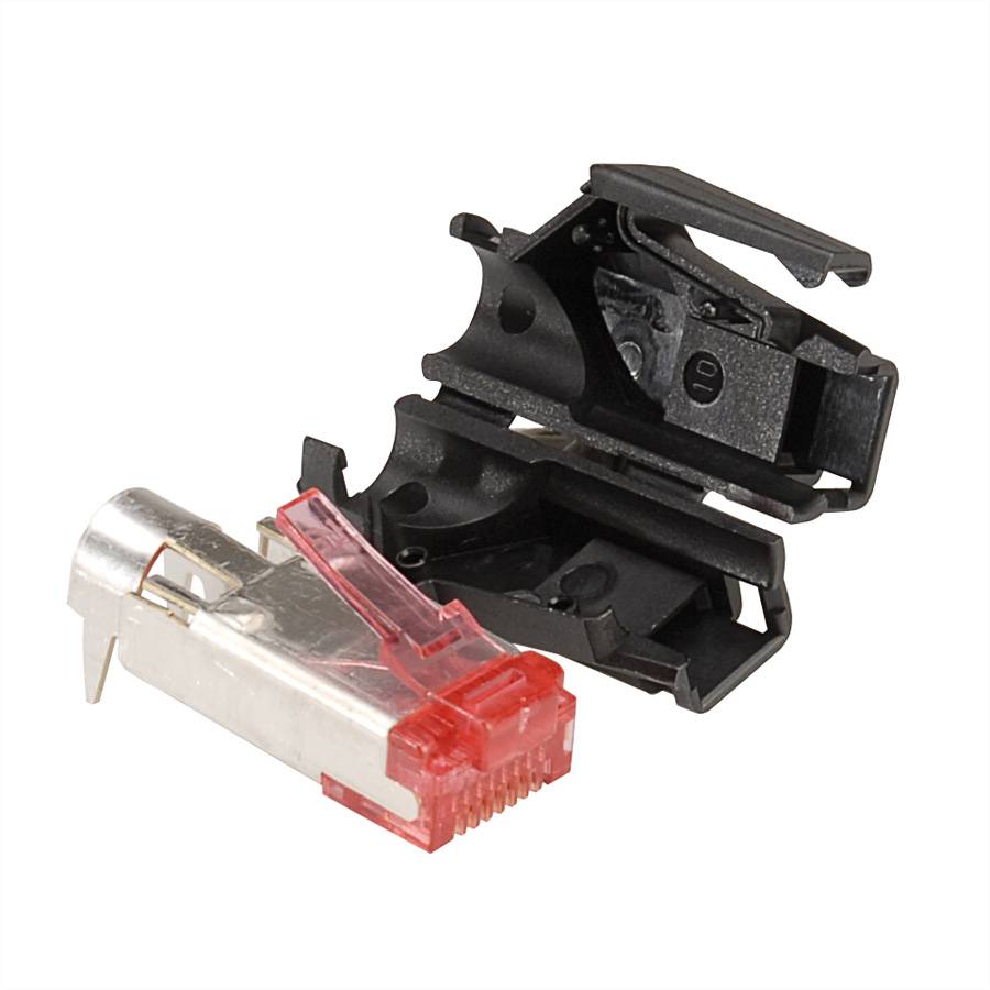 HiRose TM21 Stecker geschirmt, Tülle schwarz, 50 Stück