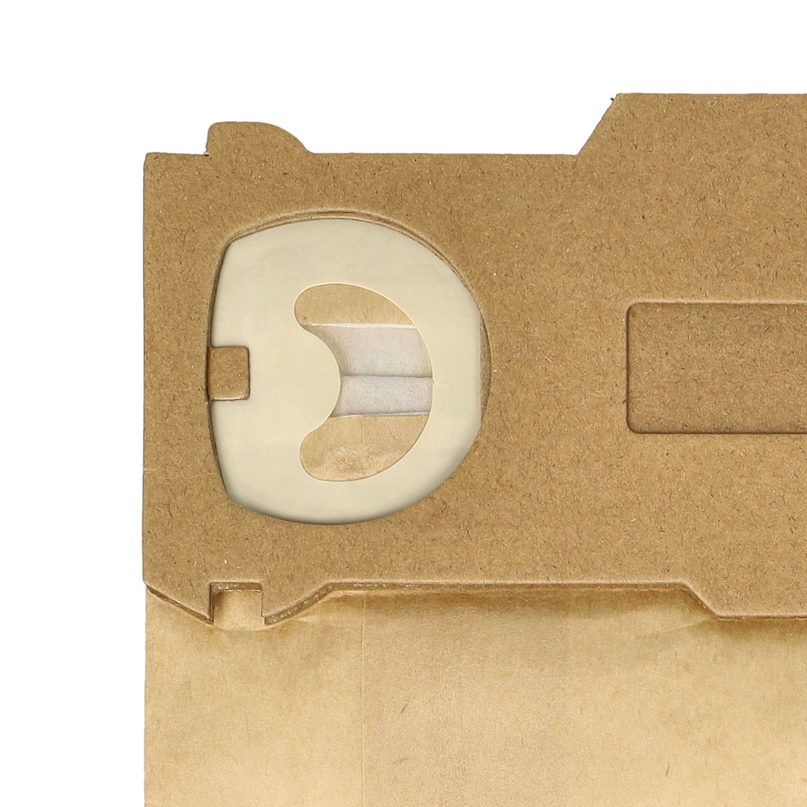 vhbw 50x Staubsaugerbeutel kompatibel mit Vorwerk Kobold VK130, VK131, VK 130, VK 131, VK130SC Staubsauger - Papier, 24,5cm x 20,5cm, braun
