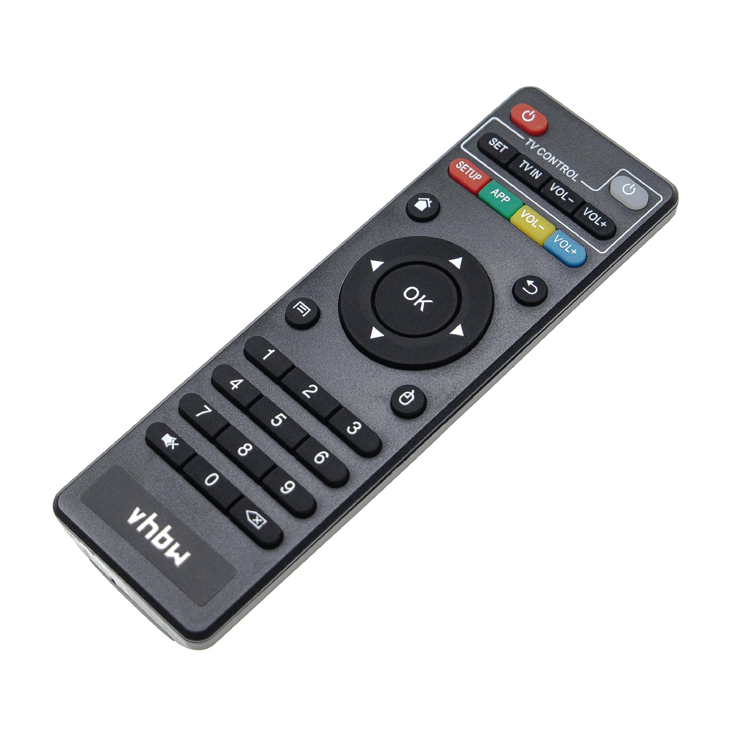vhbw Fernbedienung kompatibel mit Android MAX, T95M, T95N, T95X, T95M Plus, MXQ, MXQ Pro, M8 Streaming-Box, Internet-TV Box - Ersatzfernbedienung